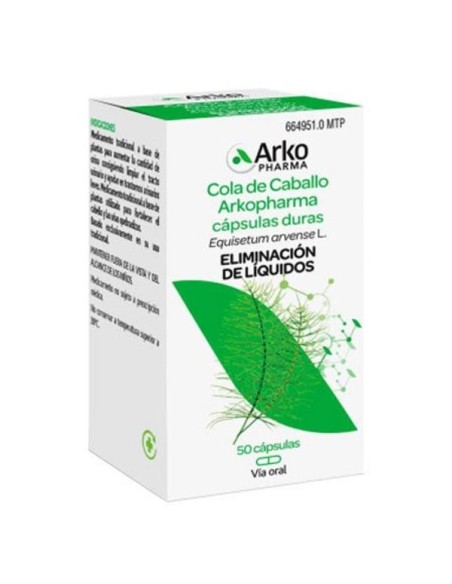 ARKOCAPSULAS COLA DE CABALLO 190 MG 50 CAPSULAS