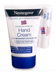 NEUTROGENA PACK CREMA DE MANOS 50ML + BARRA LABIOS SPF20 + LOCIÓN CORPORAL 15 ML