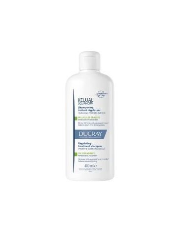 DUCRAY KELUAL SQUANORM CHAMPU TRATANTE REGULADOR CASPA GRASA DUCRAY 1 ENVASE 400 ML