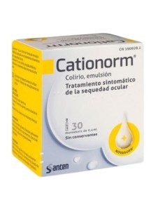 CATIONORM COLIRIO EMULSION 0.4 ML 30 MONODOSIS