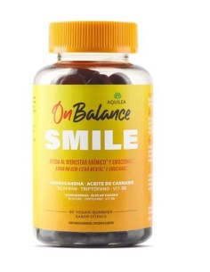 AQUILEA ONBALANCE SMILE 60 GUMMIES SABOR CÍTRICO.