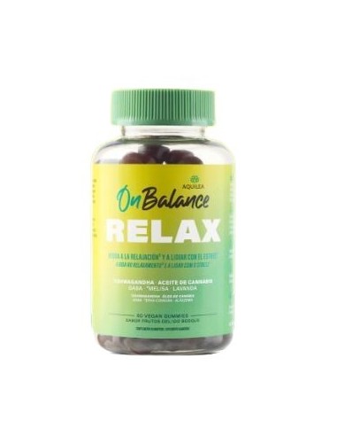 AQUILEA ONBALANCE RELAX 60 GUMMIES SABOR FRUTOS DEL BOSQUE 