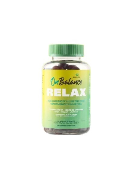 AQUILEA ONBALANCE RELAX 60 GUMMIES SABOR FRUTOS DEL BOSQUE 