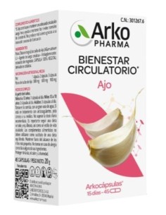 ARKOCÁPSULAS DE AJO 45 CÁPSULAS