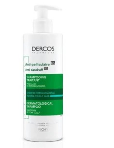 DERCOS TECHNIQUE CHAMPÚ ANTICASPA GRASA 400 ML