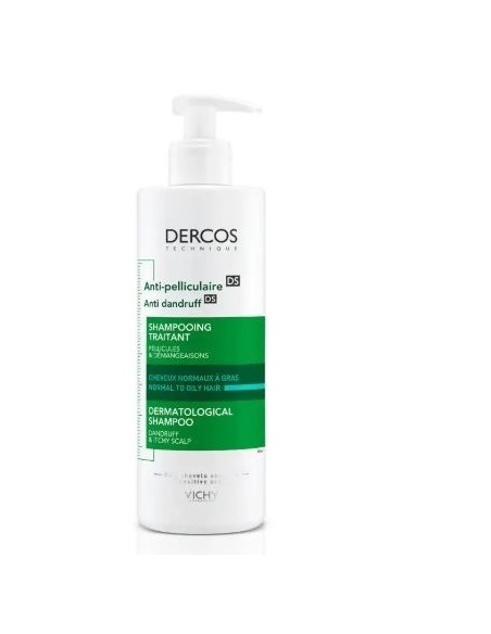 DERCOS TECHNIQUE CHAMPÚ ANTICASPA GRASA 400 ML