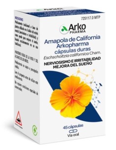 ARKOPHARMA AMAPOLA DE CALIFORNIA 45 CÁPSULAS