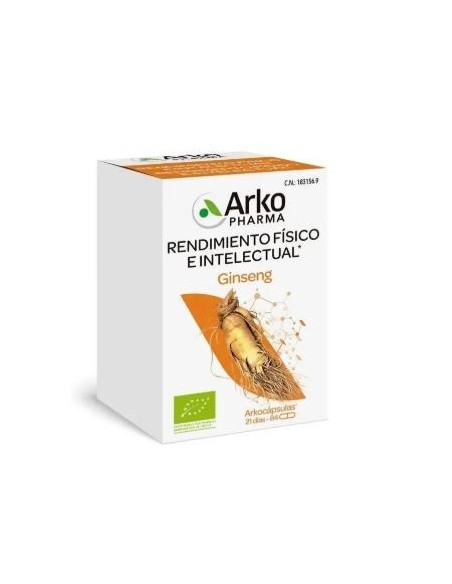 ARKOPHARMA GINSENG 84 CÁPSULAS