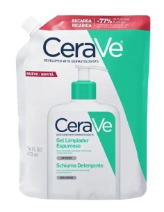CERAVE GEL LIMPIADOR ESPUMOSO RECARGA 473 ML