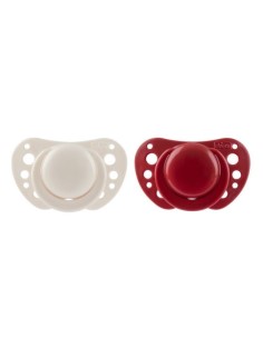 CHICCO PHYSIOAIR 6-16 MESES ROJO Y BEIGE 2 UDS 