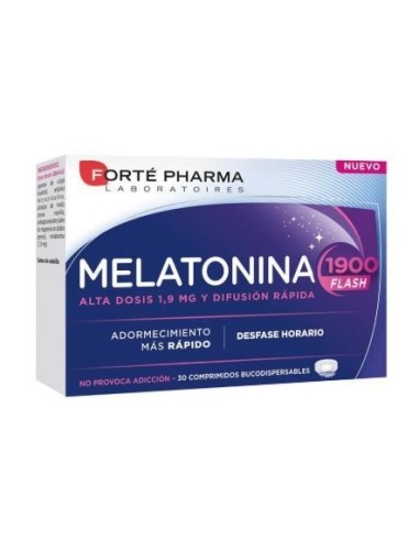 MELATONINA FLASH 1900 30 COMP BUCODISPERSABLES