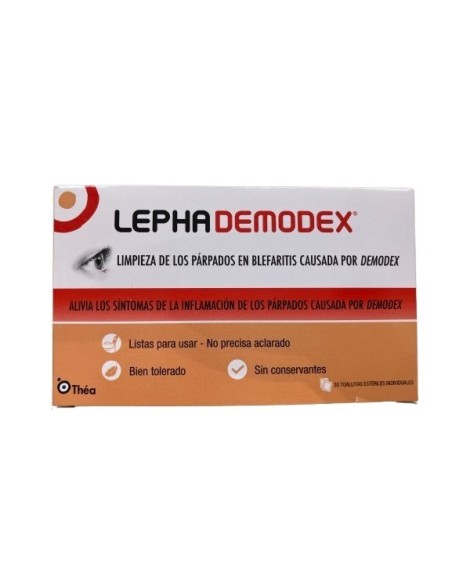 LEPHADEMODEX 30 TOALLITAS ESTÉRILES