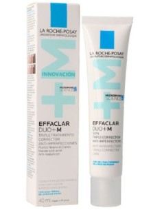 LA ROCHE POSAY EFFACLAR DUO + M 40 ML + AGUA MICELAR 50ML*