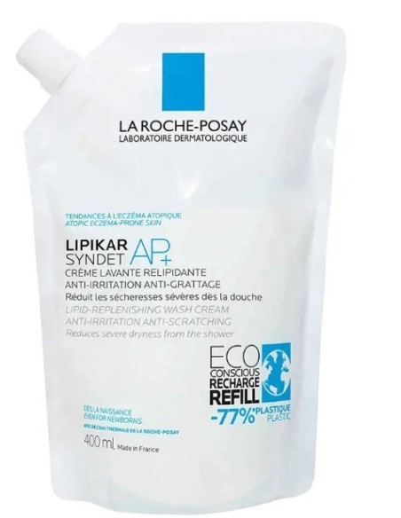  LA ROCHE POSAY LIPIKAR SYNDET AP+ 400 ML RECARGA