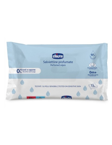 CHICCO TOALLITAS HUMEDAS SIN TAPA  72 TOALLITAS
