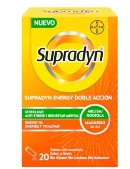 SUPRADYN ENERGY DOBLE ACCION    20 SOBRES EFERVESCENTES