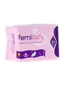 FEMILADY COMPRESAS DIA ALGODON 10 UNIDADES