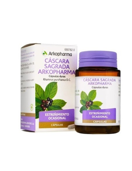 ARKOCAPSULAS CASCARA SAGRADA 250MG 50 CAPSULAS