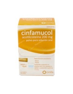 CINFAMUCOL ACETILCISTEINA 200 MG 20 SOBRES POLVO SOLUCION ORAL