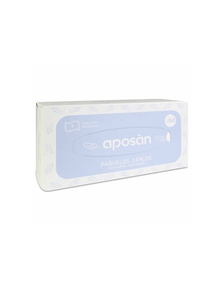 APOSAN PAÑUELOS DOBLE CAPA EXTRA SUAVE  150 UNIDADES