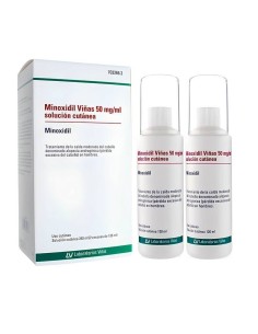 MINOXIDIL VIÑAS  50 MG/ML SOLUCION CUTANEA 