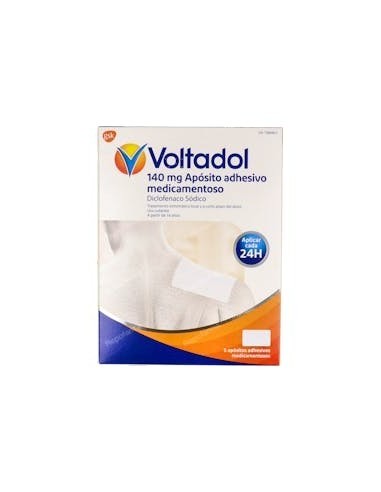 VOLTADOL 140 mg 5 APOSITOS ADHESIVOS MEDICAMENTOSOS