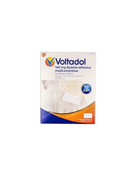 VOLTADOL 140 mg 5 APOSITOS ADHESIVOS MEDICAMENTOSOS