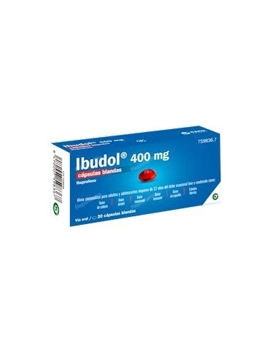 IBUDOL 400 MG 20 CAPS
