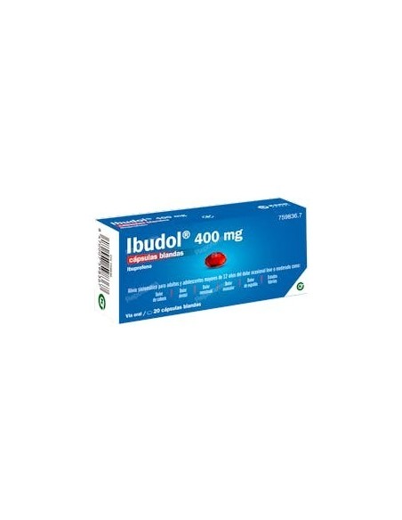 IBUDOL 400 MG 20 CAPS