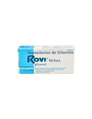 SUPOSITORIO GLICERINA ROVI INFANTIL 12U