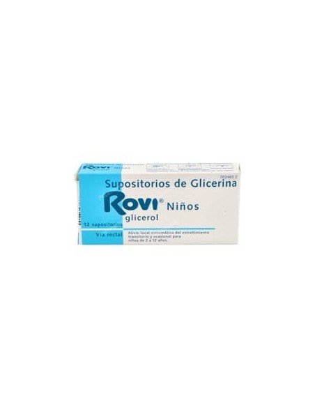 SUPOSITORIO GLICERINA ROVI INFANTIL 12U