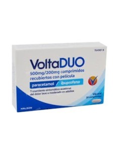 VOLTADUO 500 mg/200 mg 20 COMPRIMIDOS RECUBIERTOS