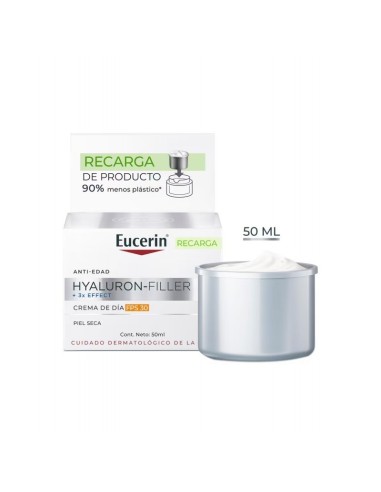 EUCERIN ANTIEDAD HYALURON FILLER DIA FPS30 RECARGA 50 ML