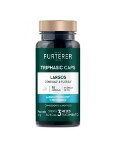 TRIPHASIC CAPS LARGOS DENSIDAD Y FUERZA  RENE FURTERER  90 CAPSULAS