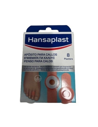 HANSAPLAST MED APOSITOS CALLOS  8 UNIDADES