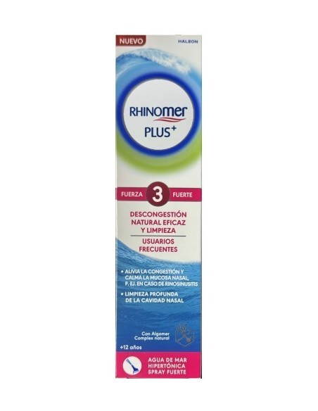 RHINOMER PLUS USUARIOS FRECUENTES FUERZA 3 FUERTE    1 SPRAY 200 ml