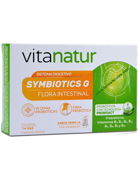 VITANATUR SYMBIOTICS G FLORA INSTESTINAL 14 SOBRES