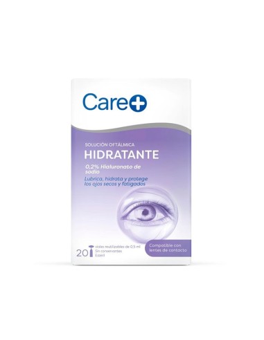 CARE EYES SOLUCION OFTALMICA HIDRATANTE 0.2% HIALUR   0.5 ML 20 VIALES