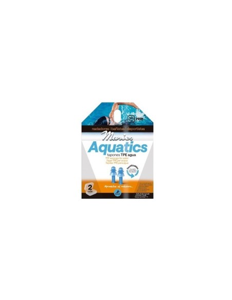 TAPONES OIDOS TPE AGUA MARIES AQUATICS 2 UNIDADES