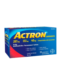 ACTRON COMPUESTO 20 COMPRIMIDOS EFERVESCENTES