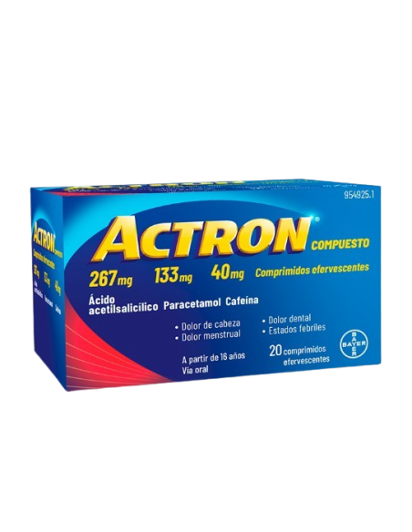 ACTRON COMPUESTO 20 COMPRIMIDOS EFERVESCENTES
