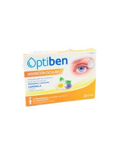 OPTIBEN IRRITACION OCULAR+  10 MONODOSIS 0,5 ml