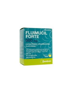 FLUIMUCIL FORTE 600 MG 20 COMPRIMIDOS EFERVESCENTES