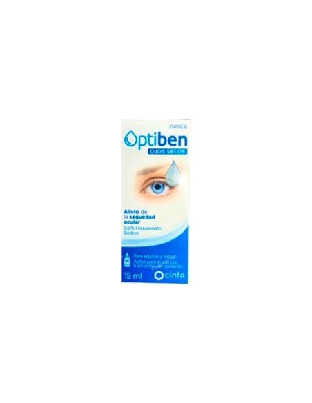 OPTIBEN OJOS SECOS GOTAS 1 FRASCO 15 ML