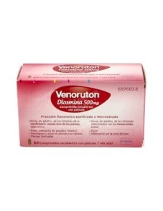 VENORUTON DIOSMINA 500 mg 60 COMPRIMIDOS RECUBIERTOS