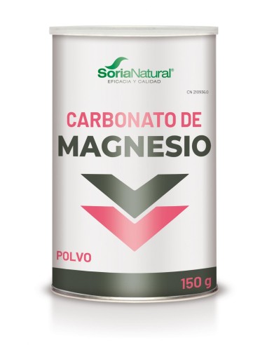 CARBONATO DE MAGNESIO SORIA NATURAL POLVO ORAL 1 BOTE 150 G