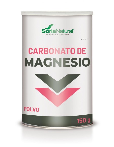 CARBONATO DE MAGNESIO SORIA NATURAL POLVO ORAL 1 BOTE 150 G