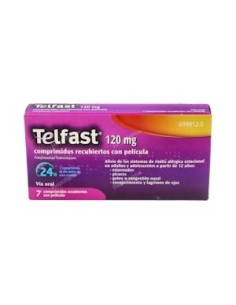 TELFAST 120 MG 7 COMP