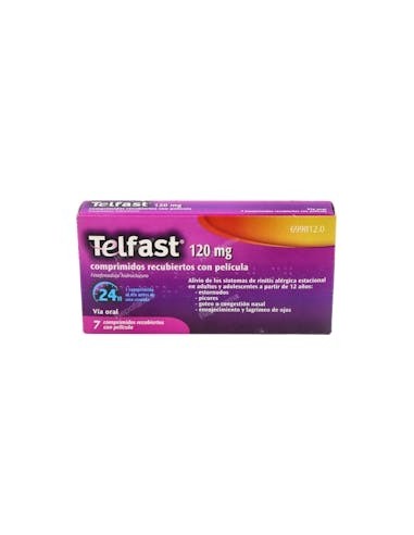 TELFAST 120 MG 7 COMP