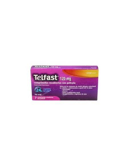 TELFAST 120 MG 7 COMP